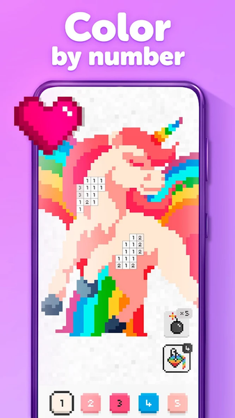 UNICORN - Pixel Art Games - Image screenshot of android app