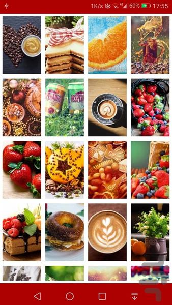 والپیپر غذا و نوشیدنی 1 - Image screenshot of android app