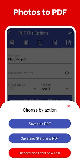 Photos to PDF: Image PDF maker - عکس برنامه موبایلی اندروید