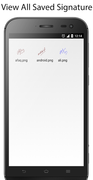 Digital Signature - عکس برنامه موبایلی اندروید
