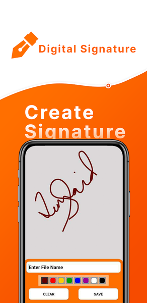 Digital Signature - عکس برنامه موبایلی اندروید
