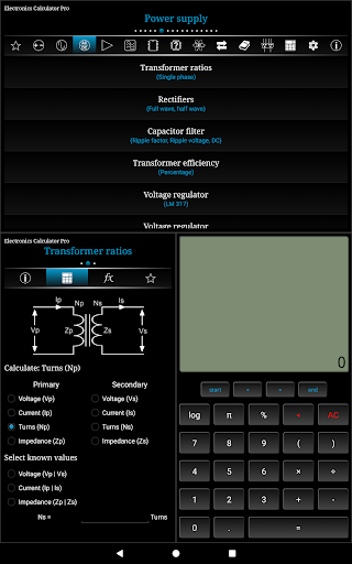Electronics Calculator Pro - عکس برنامه موبایلی اندروید