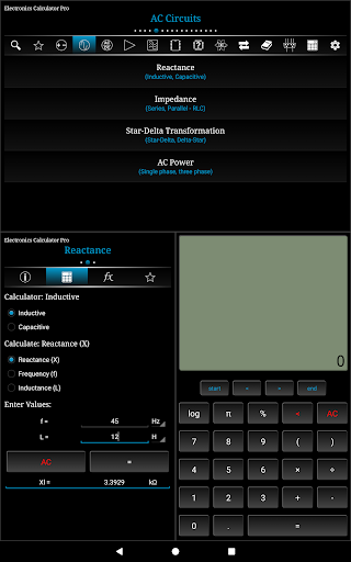 Electronics Calculator Pro - عکس برنامه موبایلی اندروید