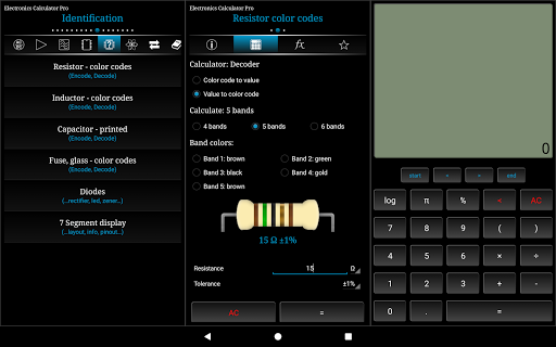 Electronics Calculator Pro - عکس برنامه موبایلی اندروید