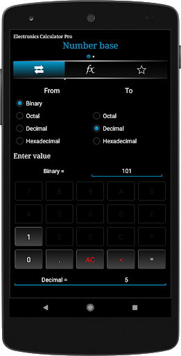 Electronics Calculator Pro - عکس برنامه موبایلی اندروید