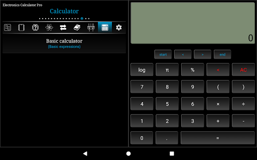 Electronics Calculator Pro - عکس برنامه موبایلی اندروید