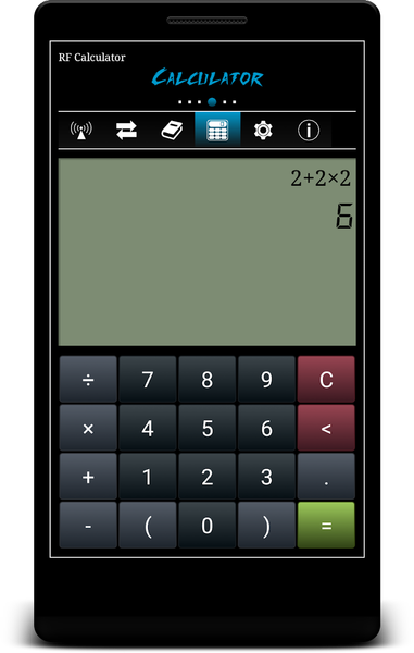 RF Calculator - Image screenshot of android app
