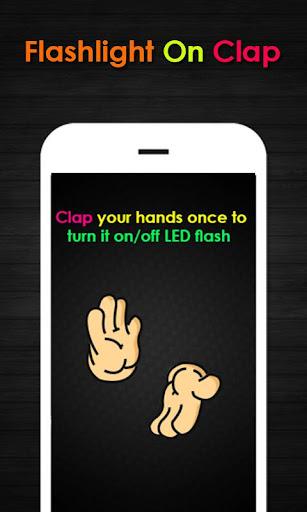 Flashlight on Clap 2023 - Image screenshot of android app