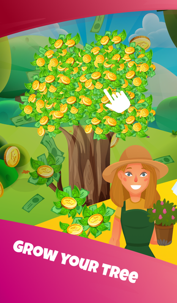 Tree garden - Grow your Tree! - Gameplay image of android game