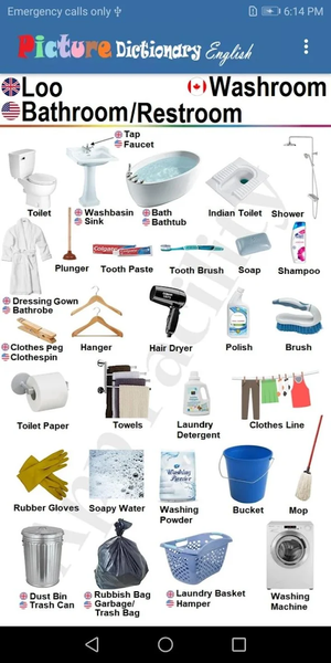 Picture Dictionary English - عکس برنامه موبایلی اندروید