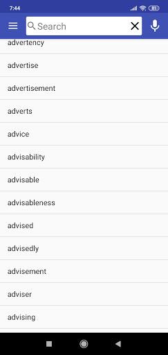 Synonyms Antonyms - عکس برنامه موبایلی اندروید
