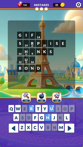 Word Code: Chain Puzzle - عکس بازی موبایلی اندروید