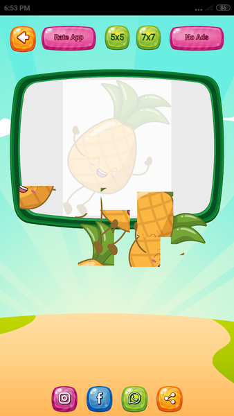 Kids Fruit & Veggie Learn - Gameplay image of android game