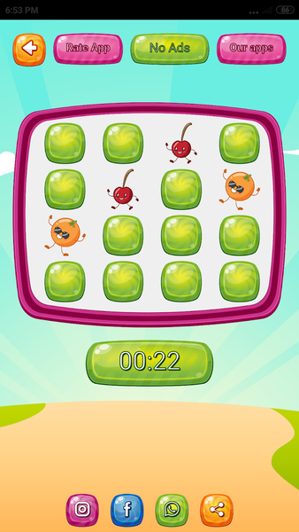 Kids Fruit & Veggie Learn - Gameplay image of android game