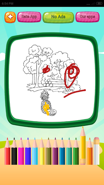 Kids Fruit & Veggie Learn - Gameplay image of android game