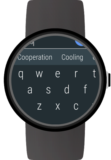 Keyboard for Wear OS (Android Wear) - Image screenshot of android app