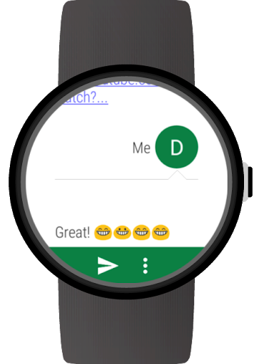 Messages for Wear OS (Android Wear) - Image screenshot of android app