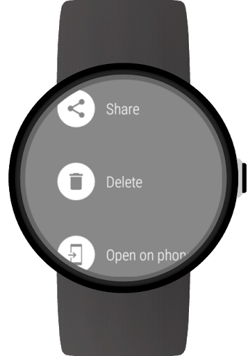 Photo Gallery for Wear OS (Android Wear) - Image screenshot of android app