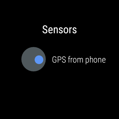 Speedometer for smartwatches - Image screenshot of android app