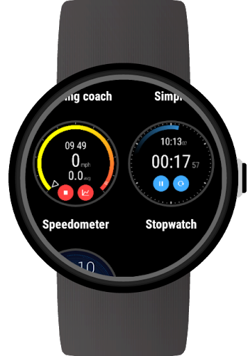 Stopwatch for Wear OS (Android Wear) - Image screenshot of android app