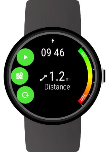 GPS Tracker for Wear OS (Android Wear) - Image screenshot of android app