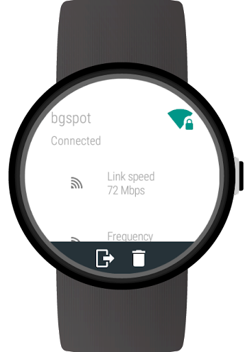 Wi-Fi Manager for Wear OS (Android Wear) - Image screenshot of android app