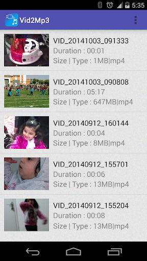 Vid2Mp3 - Video To MP3 - عکس برنامه موبایلی اندروید