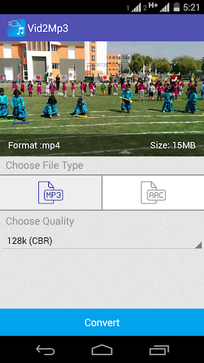 Vid2Mp3 - Video To MP3 - Image screenshot of android app