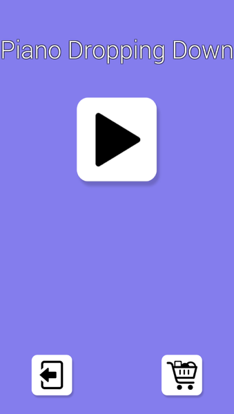 Piano Dropping Down - Gameplay image of android game