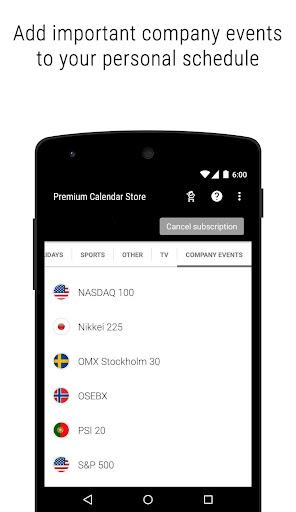Premium Calendar Store - عکس برنامه موبایلی اندروید