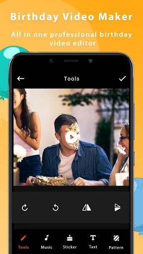 Birthday Video Maker With Song - عکس برنامه موبایلی اندروید