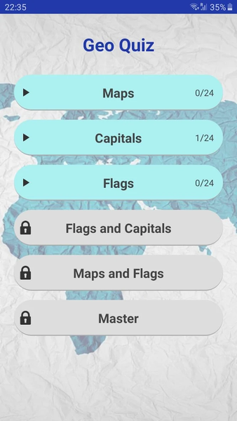 Geo Quiz - عکس برنامه موبایلی اندروید