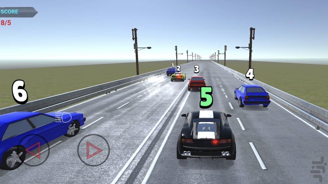ماشین بازی - مسابقه آنلاین - Gameplay image of android game