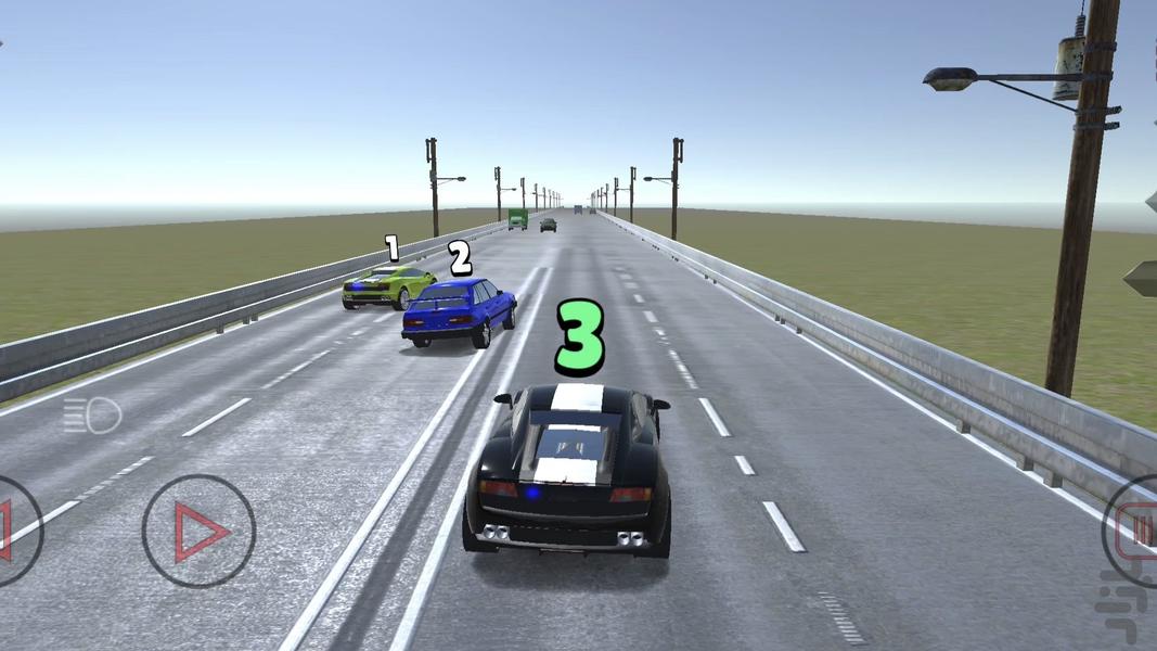 ماشین بازی - مسابقه آنلاین - Gameplay image of android game