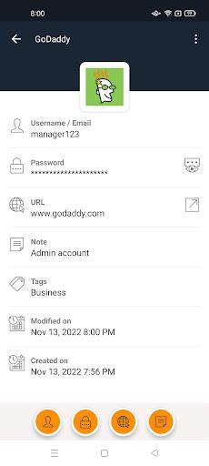 Password Manager ManagerPass - Image screenshot of android app