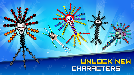 Pixel Sword Fish io - Gameplay image of android game