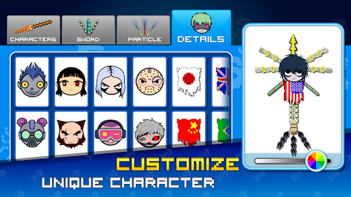 Pixel Sword Fish io - Gameplay image of android game