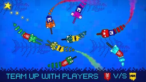 Pixel Sword Fish io - Gameplay image of android game