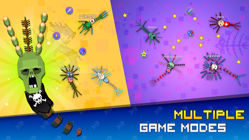 Pixel Sword Fish io - Gameplay image of android game