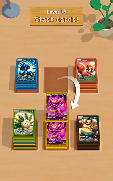 Mini Monsters: Card Collector - Gameplay image of android game