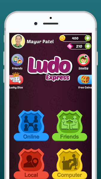 Ludo Express : Online Ludo - عکس بازی موبایلی اندروید