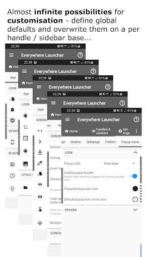 Everywhere Launcher - Sidebar Edge Launcher - Image screenshot of android app