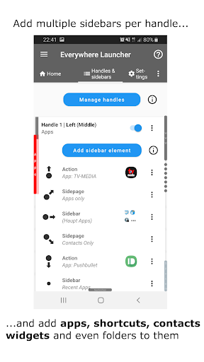 Everywhere Launcher - Sidebar Edge Launcher - Image screenshot of android app