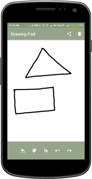 Drawing Pad - عکس برنامه موبایلی اندروید