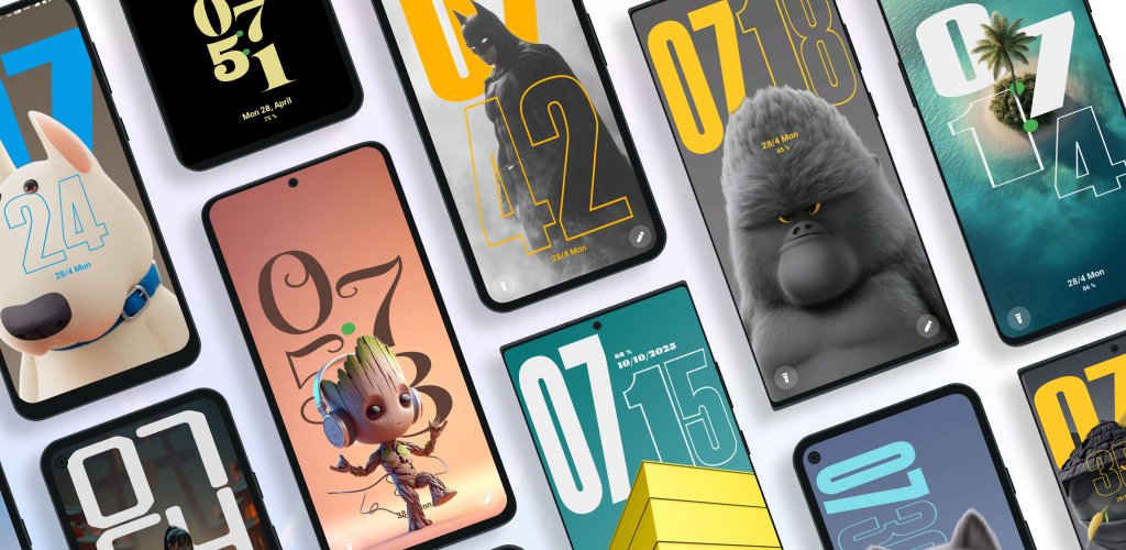 HyperLock Screen & AOD - عکس برنامه موبایلی اندروید