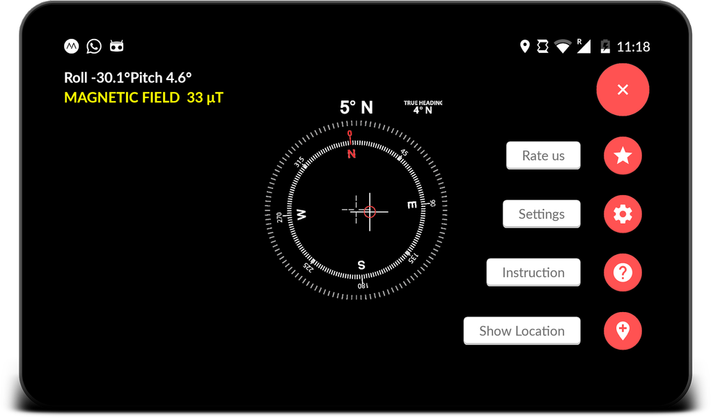 Compass Calibration Tool - عکس برنامه موبایلی اندروید