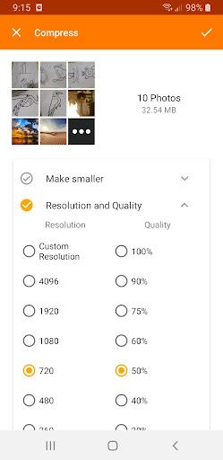 Photo Compress & Image Resize: Convert Crop Share - عکس برنامه موبایلی اندروید