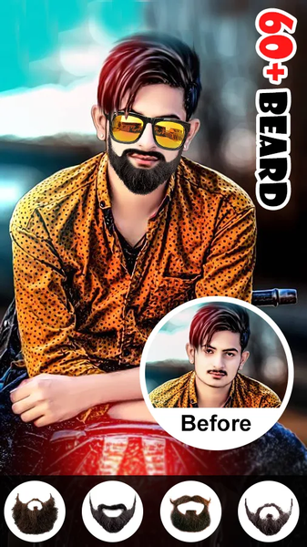 Beard Photo Editor 2024 - Image screenshot of android app
