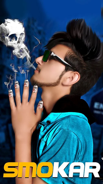 Smoke Photo Editor 2024 - Image screenshot of android app