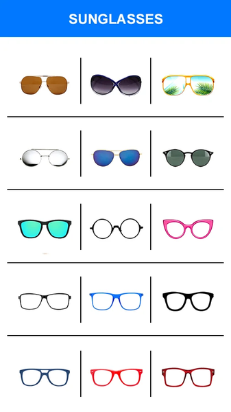 Sunglasses Photo Editor ۲۰۲۵ - عکس برنامه موبایلی اندروید